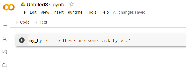 Google Colab example image