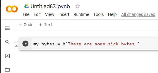 Google Colab example image